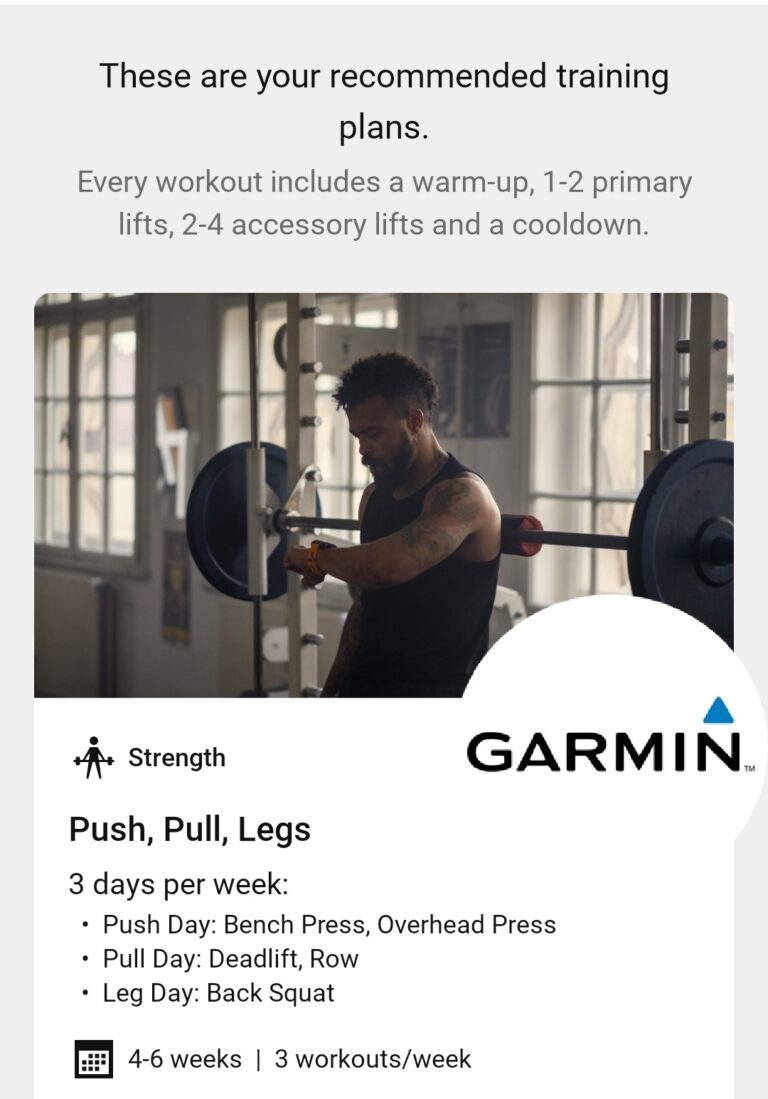 Garmin Strength Coach – What is it and what can it do?